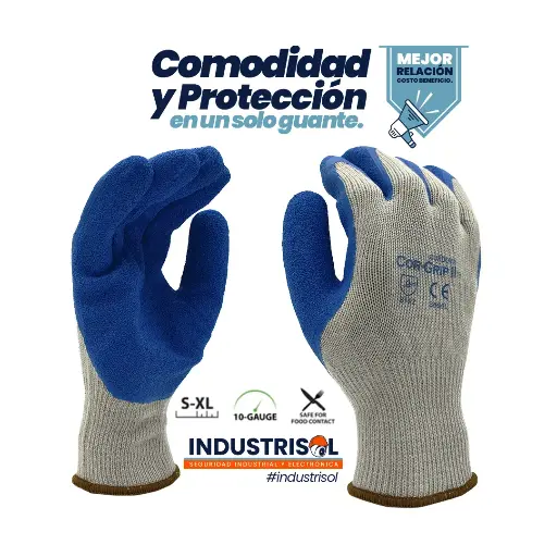 [ID: 1.3.4.16.1] Guantes Palma de Latex Cordova 3896 Talla M